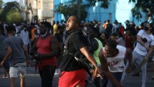 manifestantes cuba