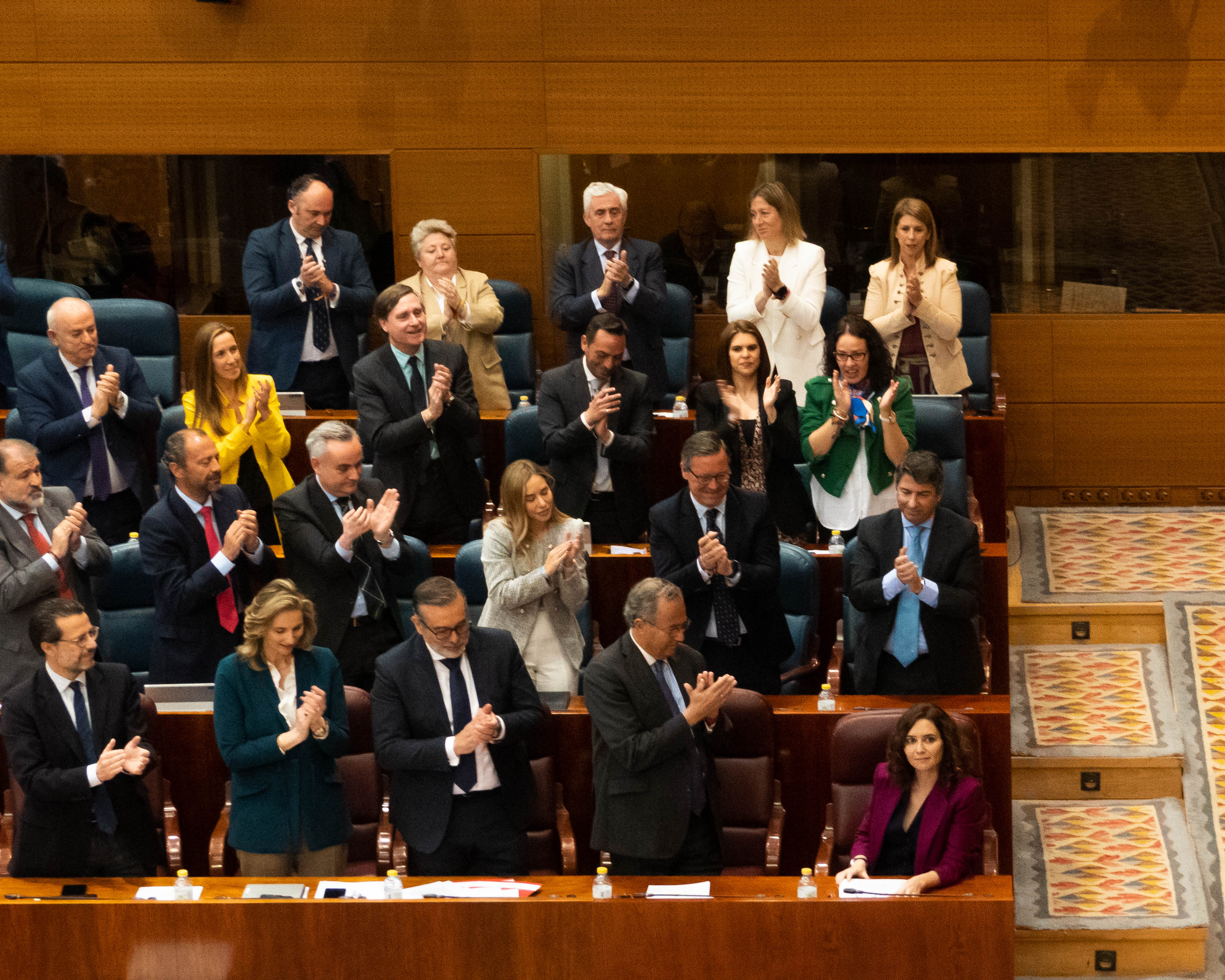 Ayuso se despide en el último pleno de la Asamblea de Madrid