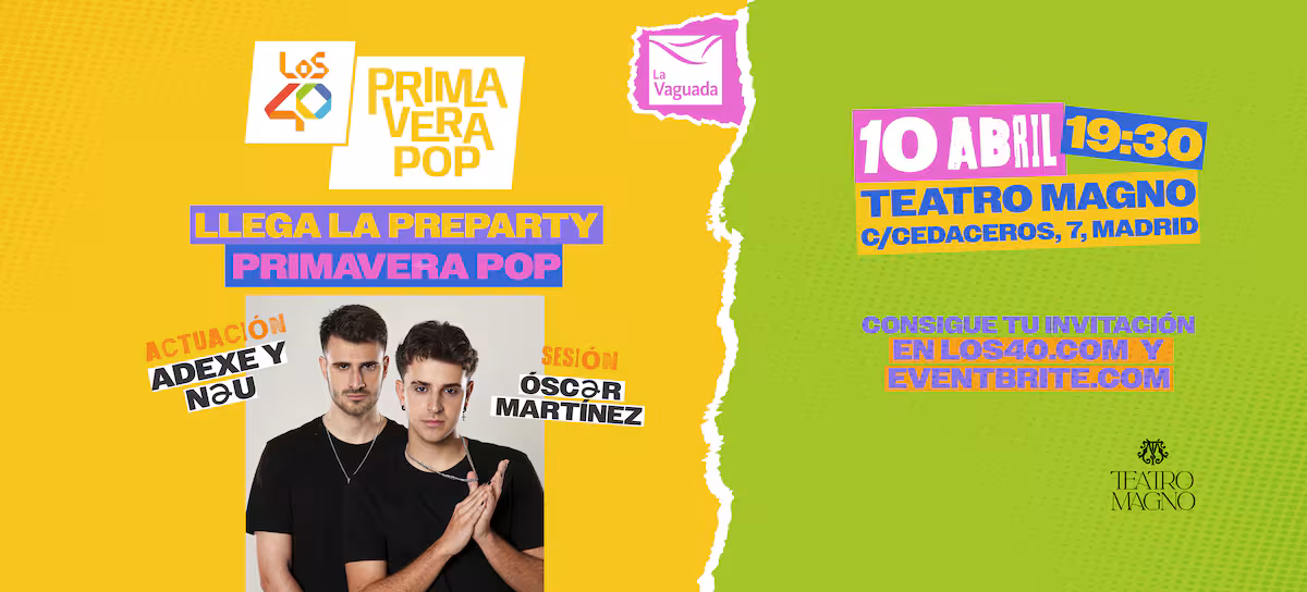 Los 40 primavera pre party